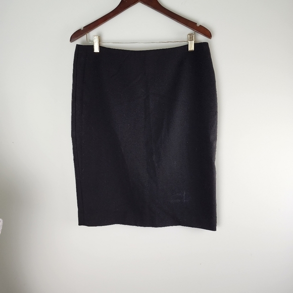 Talbots Women’s Midi Pencil Wool Lined Skirt Size 10 Black - Picture 1 of 6